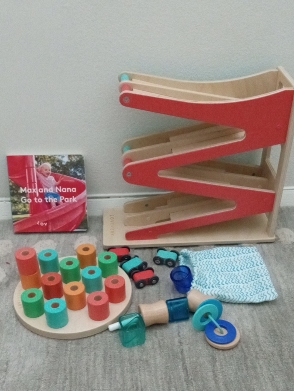 Partial The Adventurer Lovevery play kit for 16, 17, 18 months
